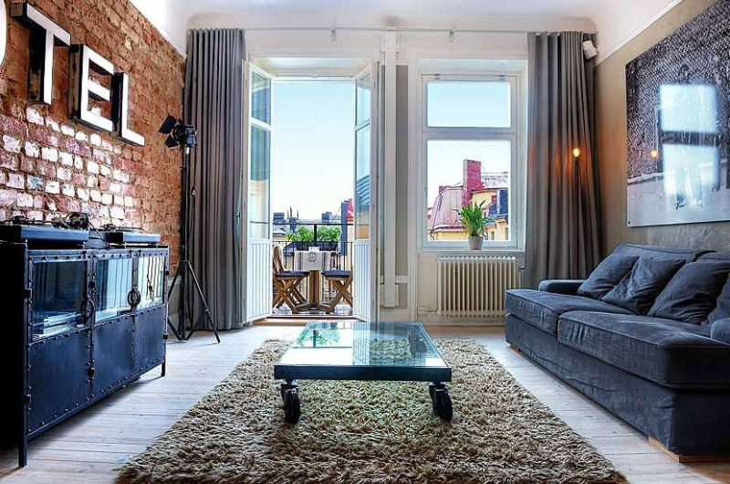 Cool One-Bedroom Apartment in Stockholm cool one bedroom apartment in stockholm ec07913