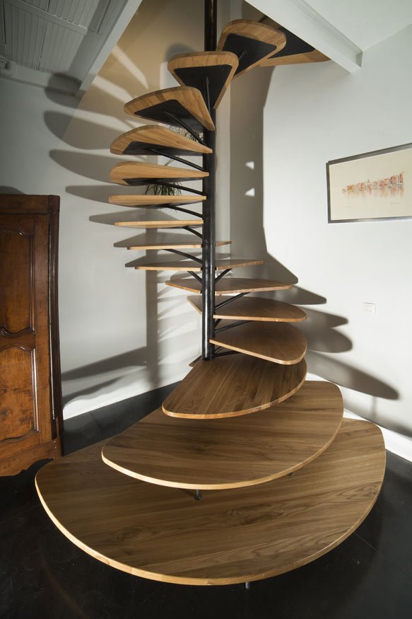 Fine Wooden Spiral Staircase by Paul Coudamy fine wooden spiral staircase by paul coudamy 1dbcf1b