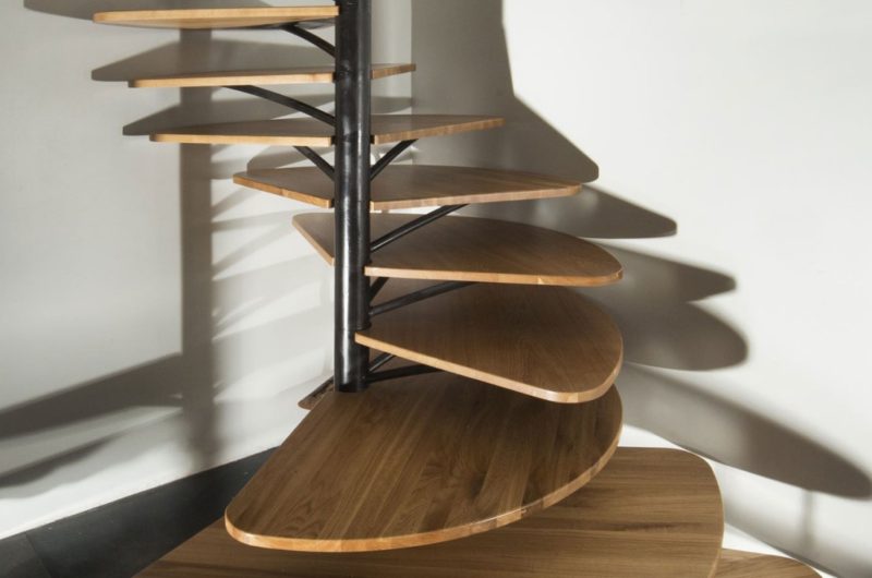 Fine Wooden Spiral Staircase by Paul Coudamy fine wooden spiral staircase by paul coudamy 625471f