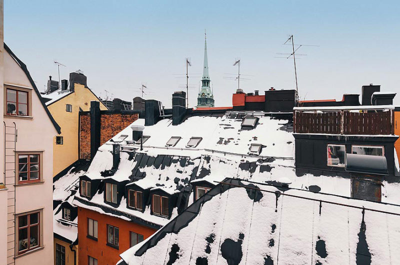 Modern Attic with a View of the Rooftops modern attic with a view of the rooftops 9f4141c