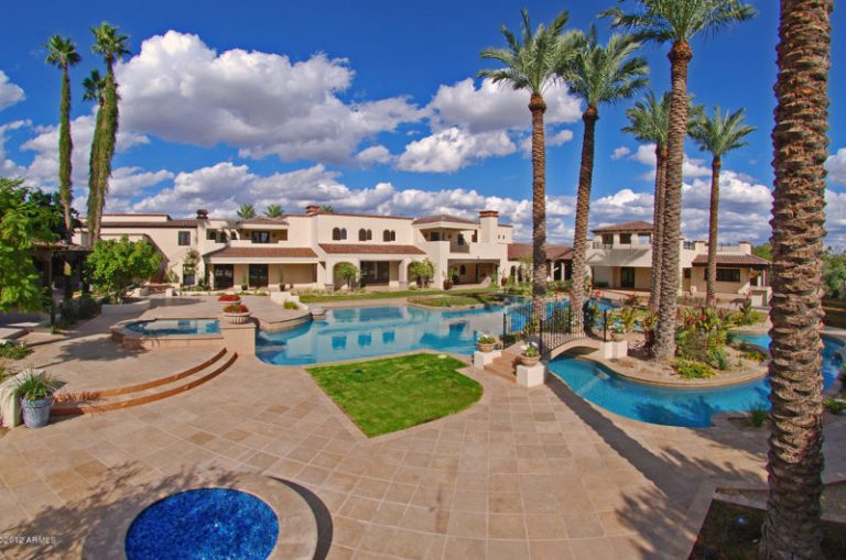 santa barbara style home in paradise valley phoenix 9138a71