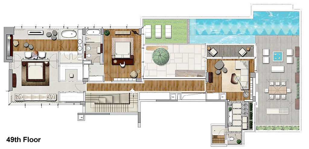 Spectacular Duplex Penthouse in Shenzhen, China spectacular duplex penthouse in shenzhen china cde0ae6