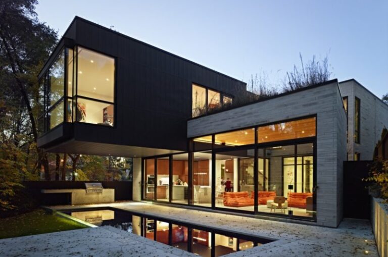 enchanting cedarvale ravine house by drew mandel architects 072517b