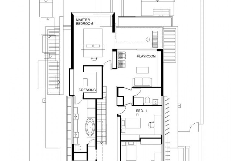 Contemporary Wentworth Rd House by Edward Szewczyk Architects contemporary wentworth rd house by edward szewczyk architects a380070