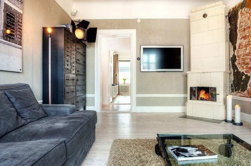 Cool One-Bedroom Apartment in Stockholm cool one bedroom apartment in stockholm 2159c61