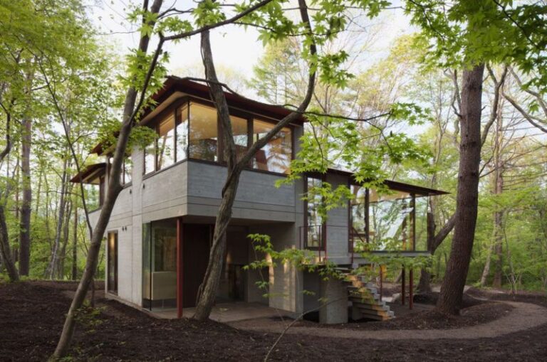 nature embracing villa k residence in nagano japan e7ca6e7