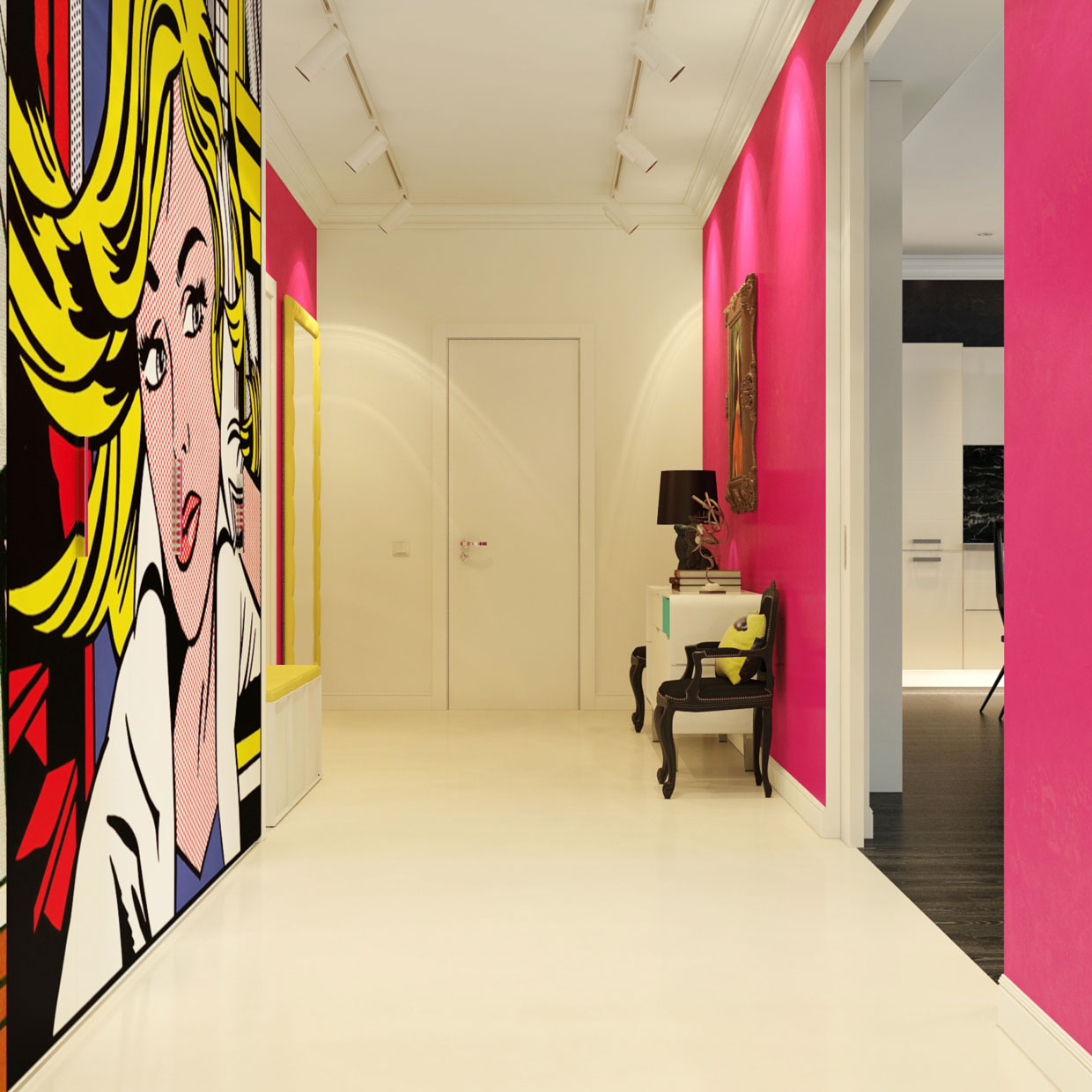 Playful Modern Pop Art Interior by Dmitry Schuka playful modern pop art interior by dmitry schuka 411e0c9
