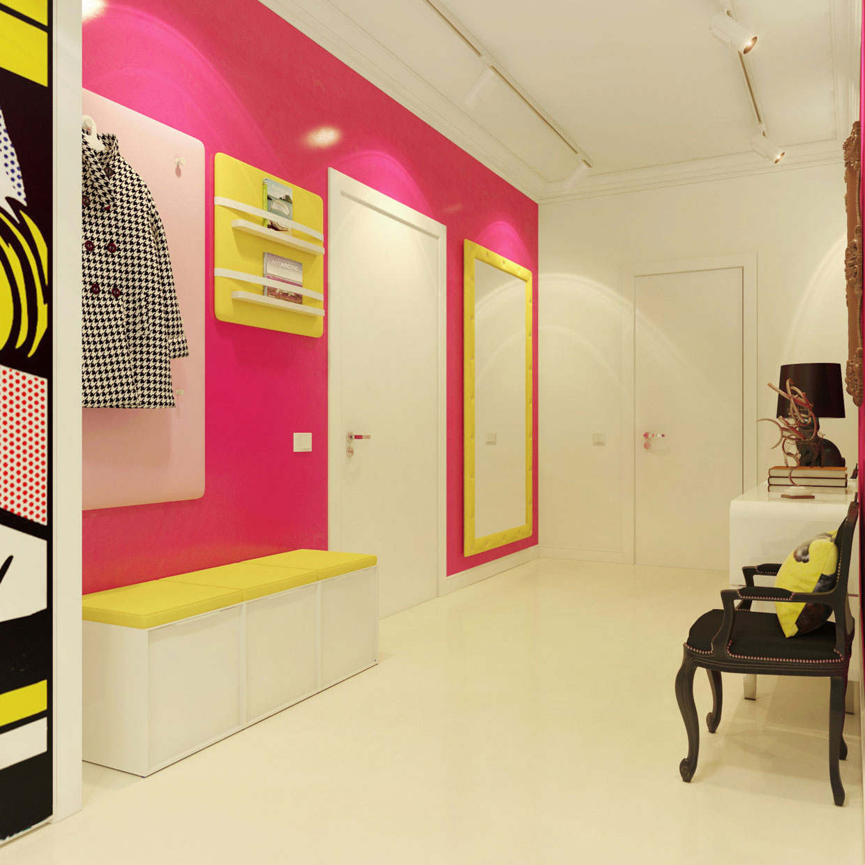 Playful Modern Pop Art Interior by Dmitry Schuka playful modern pop art interior by dmitry schuka 5ec1431
