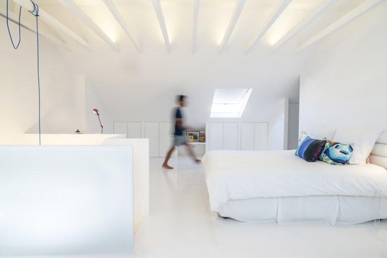pure looking white attic in lisbon portugal 939c298