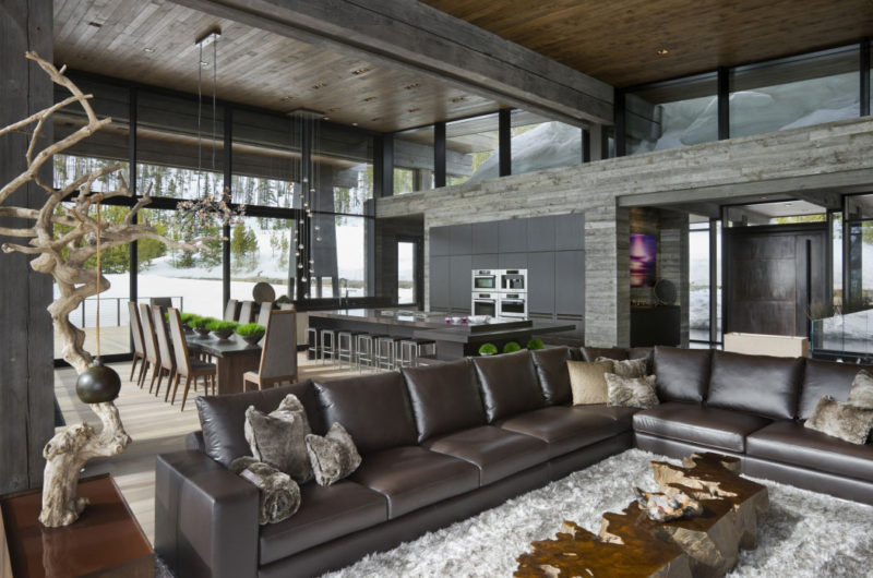 Sophisticated Lower Foxtail Residence by Reid Smith Architects & Teton Heritage Builders sophisticated lower foxtail residence by reid smith architects teton heritage builders cc89ff6