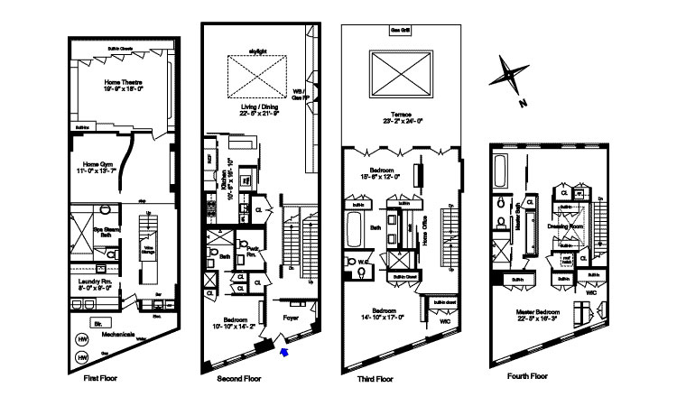 Tribeca Townhouse Renovated by Leopoldo Rosati tribeca townhouse renovated by leopoldo rosati cd78a3c