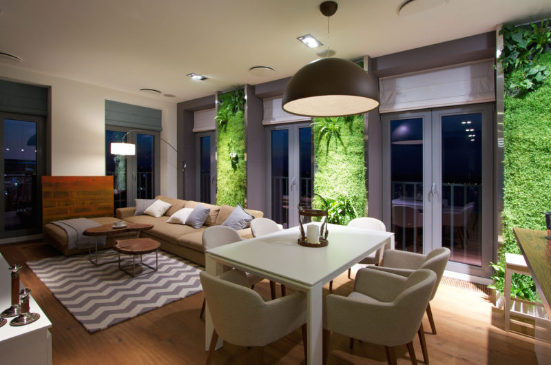 Apartment With Green Walls In Dnipropetrovsk, Ukraine apartment with green walls in dnipropetrovsk ukraine 5b39729