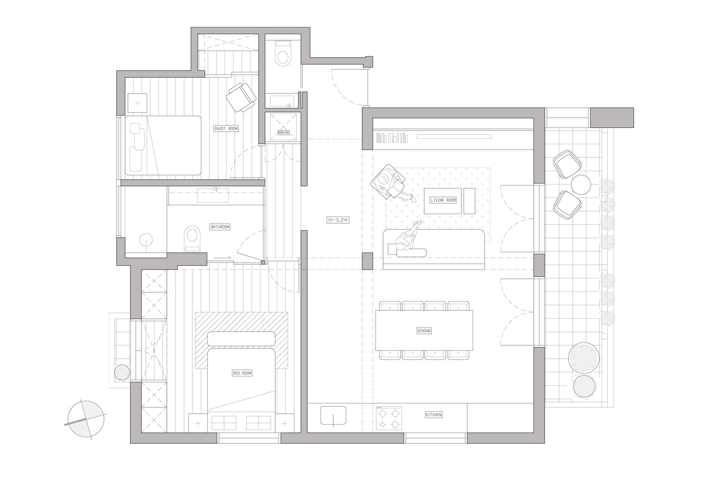 Bauhaus Apartment Redesign In Tel Aviv-Yafo, Israel bauhaus apartment redesign in tel aviv yafo israel 8969192