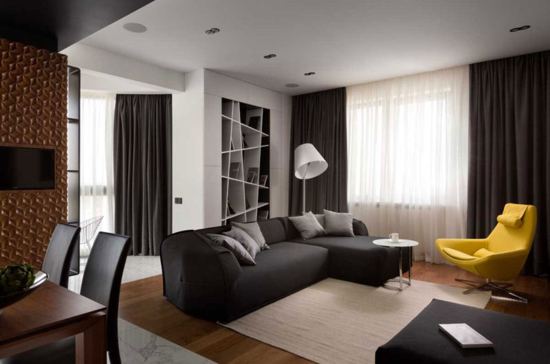 Breathtaking Graphite Penthouse In Kiev, Ukraine breathtaking graphite penthouse in kiev ukraine d6edf4c