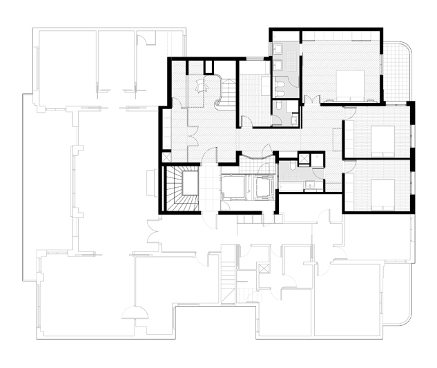Complex Interior Restoration of an Attic Duplex by Cavaa Arquitectes complex interior restoration of an attic duplex by cavaa arquitectes 744fb6c
