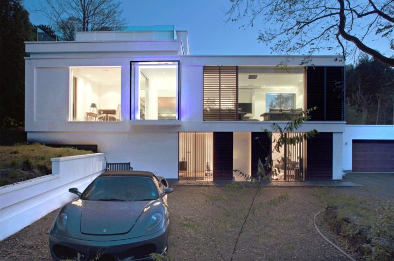 Glazed White Lodge by Dyer Grimes Architects glazed white lodge by dyer grimes architects 652e129