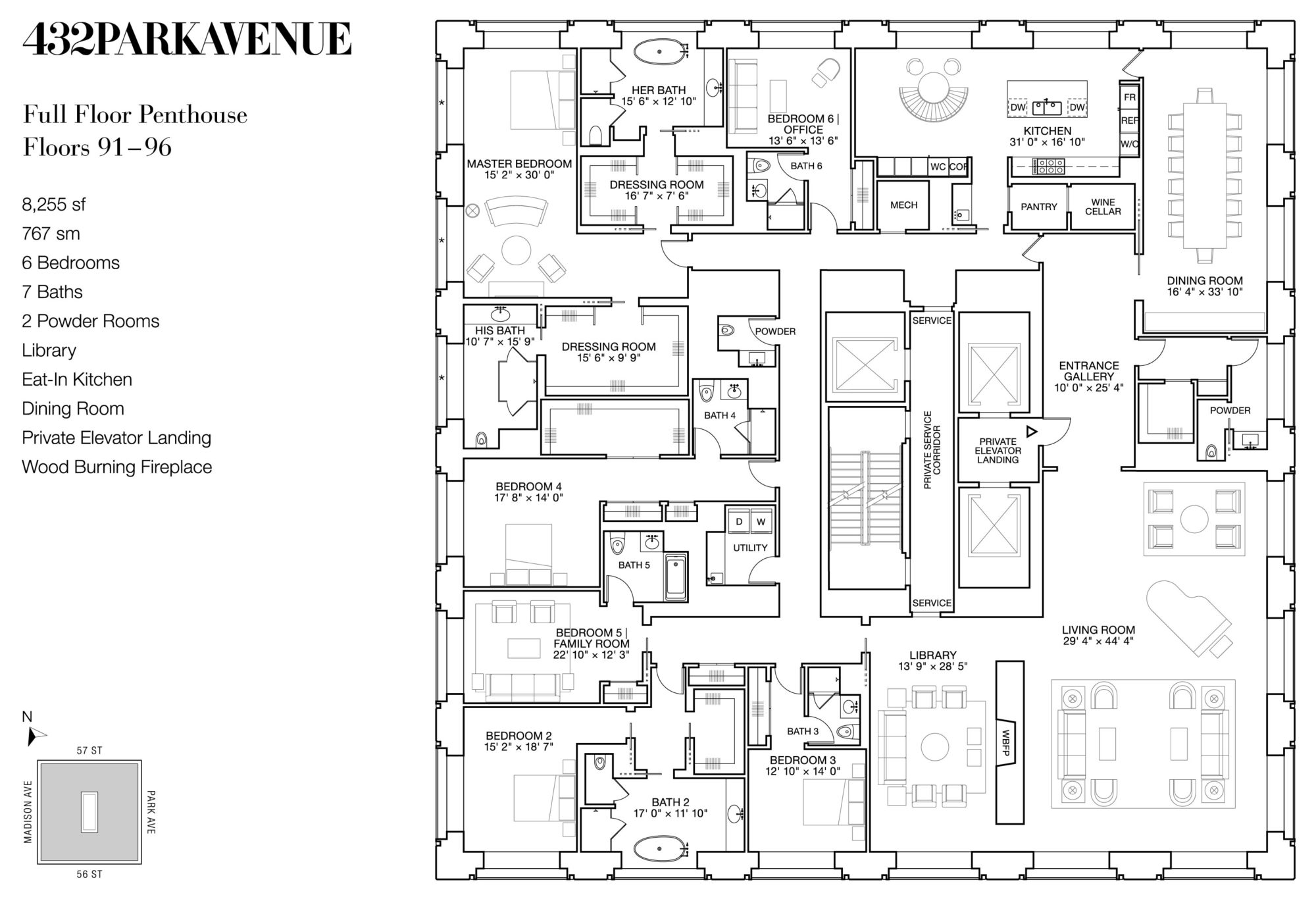 Glorious 432 Park Avenue Skyscraper In New York, USA glorious 432 park avenue skyscraper in new york usa 755a812