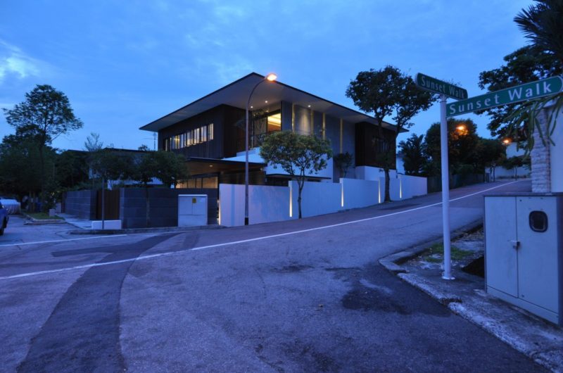 Gorgeous Sunset Terrace Residence in Singapore gorgeous sunset terrace residence in singapore 49ec6ee