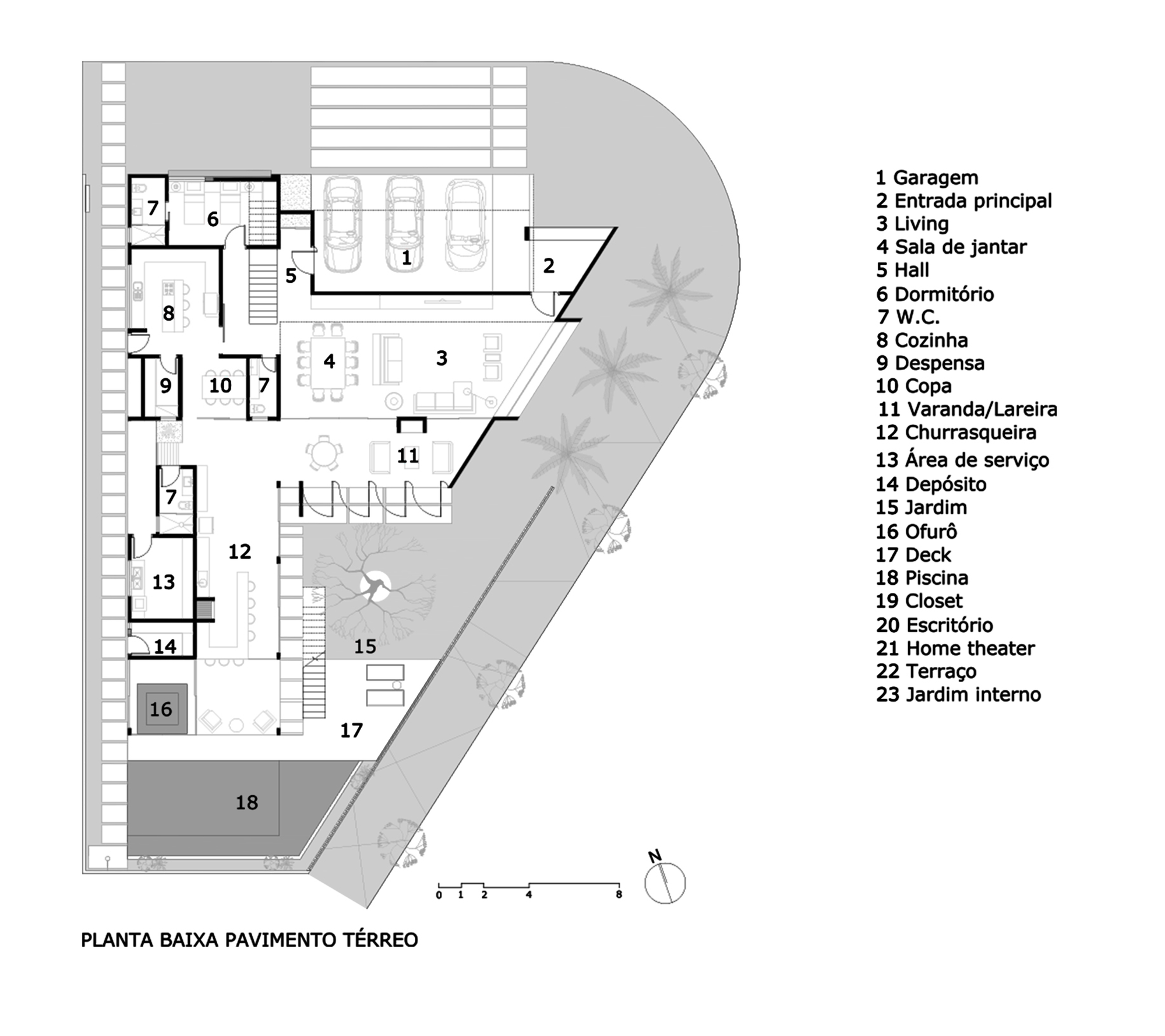 Jabuticaba House In Alphaville, Londrina, Brazil jabuticaba house in alphaville londrina brazil 65ebbcf