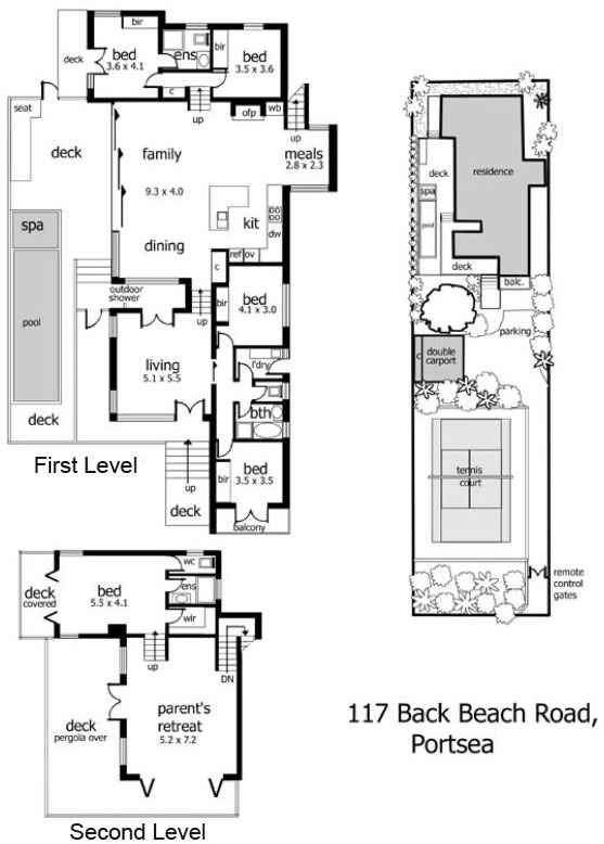 Modern Split-Level Beach Home in Back Beach modern split level beach home in back beach 69ac5d7