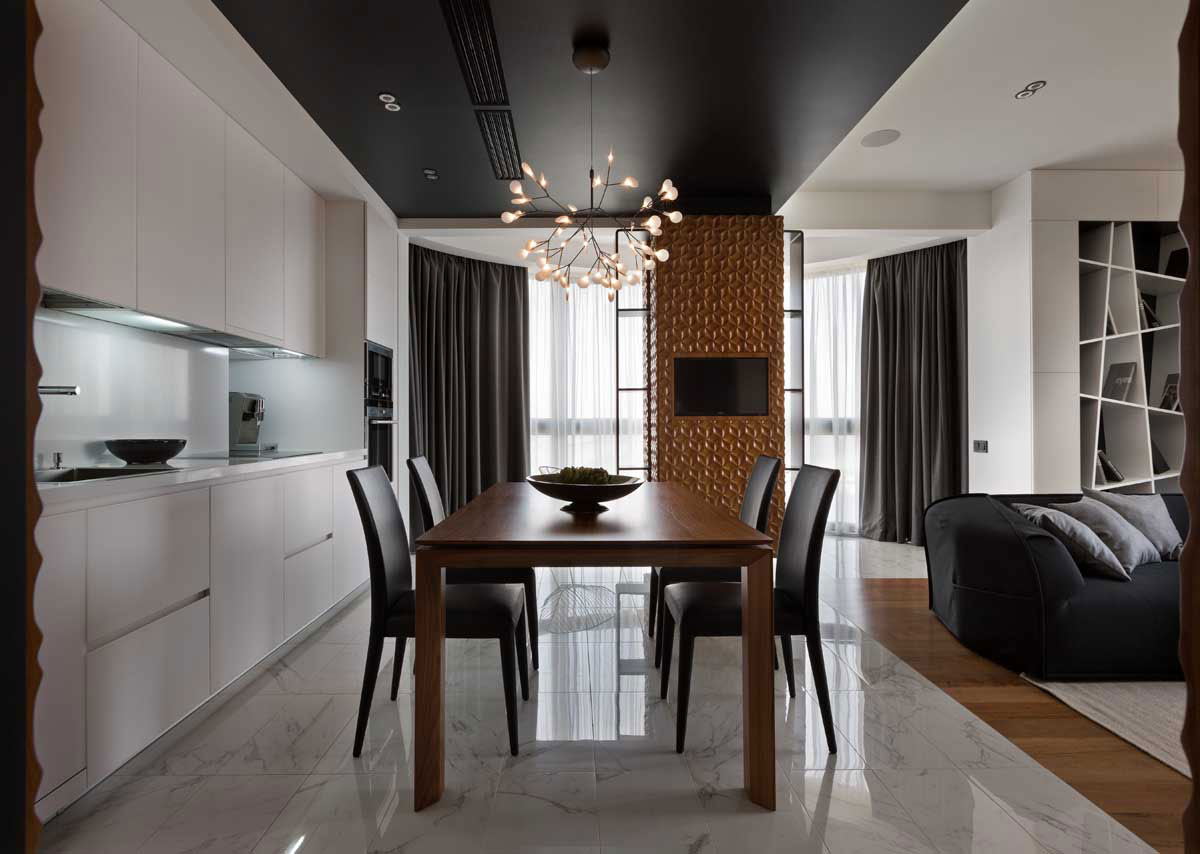 Stylish Graphite Penthouse In Kiev, Ukraine stylish graphite penthouse in kiev ukraine 018a359