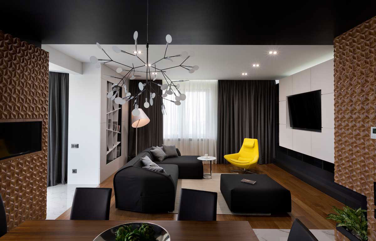 Stylish Graphite Penthouse In Kiev, Ukraine stylish graphite penthouse in kiev ukraine 9f3fe5c