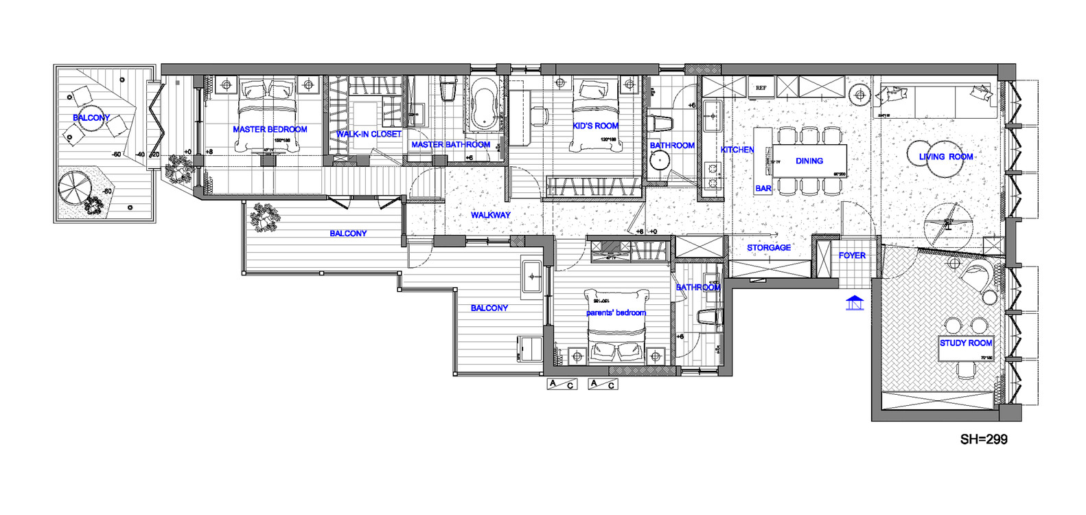 Superb Refurbishment Of A Vintage Apartment In Taipei superb refurbishment of a vintage apartment in taipei 5c982b5