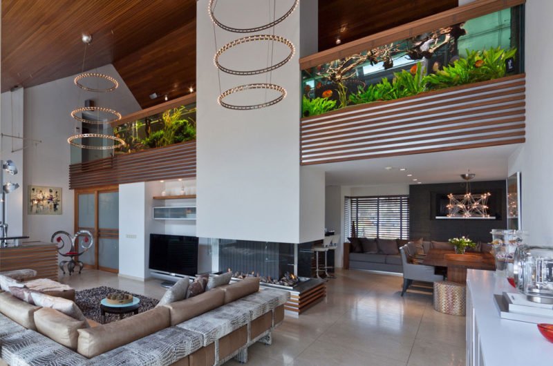 Eclectic Villa with Aquarium by Centric Design Group eclectic villa with aquarium by centric design group 48dbeb3