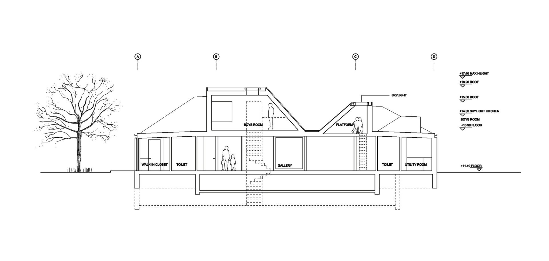 Minimalistic Roof House In Fredensborg, Denmark minimalistic roof house in fredensborg denmark 45a5b67