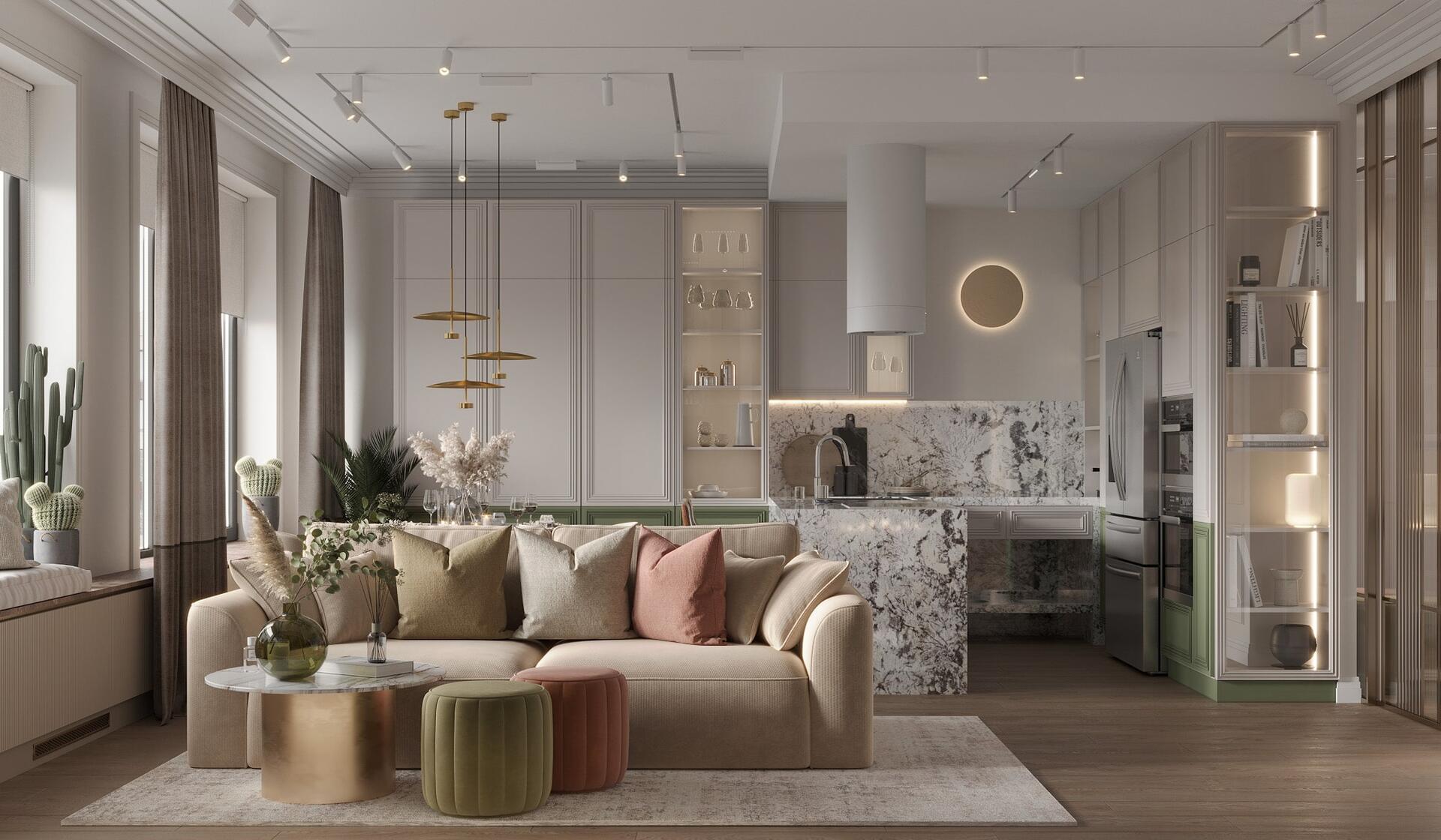 Apartment Renovation in Modern Style 5 remont kvartiry v sovremennom stile 55bc3df