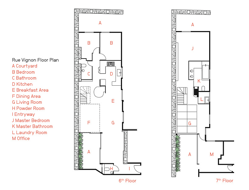 Renovated Apartment Madeleine by Ateliers Michael Herrman renovated apartment madeleine by ateliers michael herrman 90eb66c