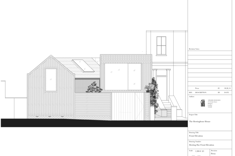 Magnificent Herringbone House in London, UK magnificent herringbone house in london uk 58d49d3