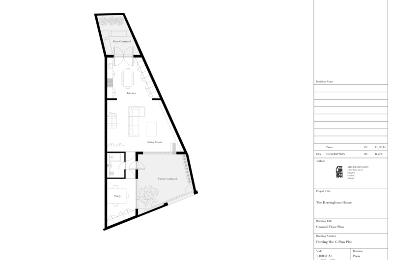 Magnificent Herringbone House in London, UK magnificent herringbone house in london uk 63a4674