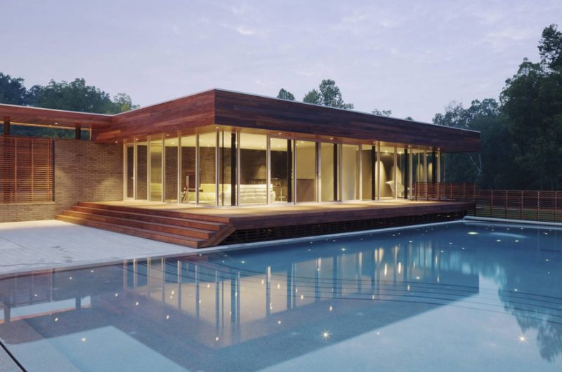 Curved Home in Missouri by Hufft Projects curved home in missouri by hufft projects 4543461