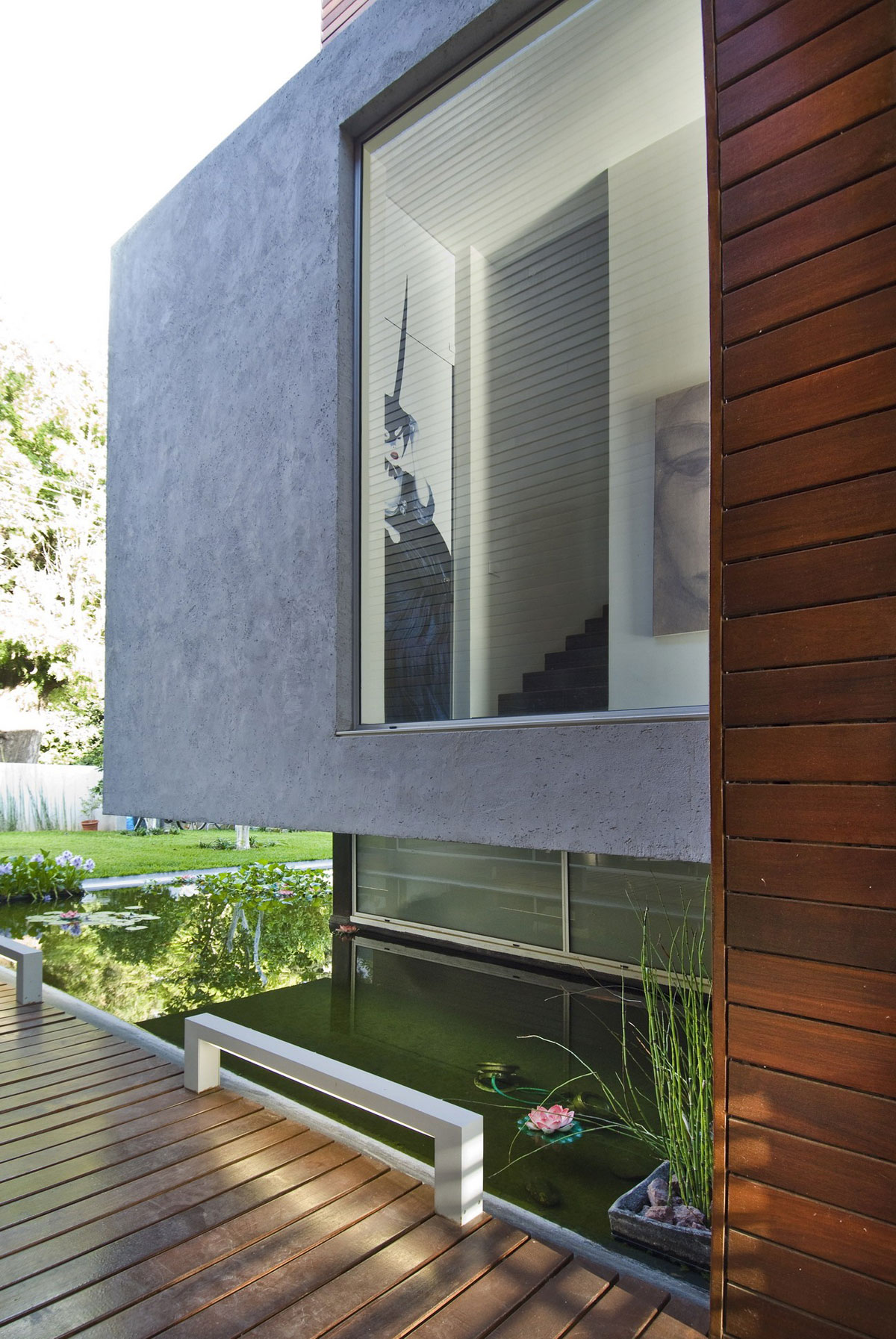 Impressively Designed Wooden Concrete House In Israel impressively designed wooden concrete house in israel 001f14c