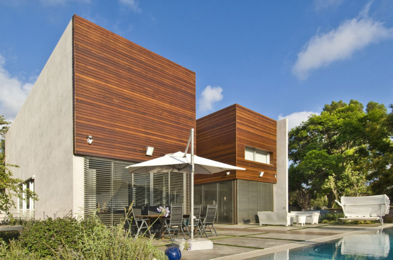 Impressively Designed Wooden Concrete House In Israel impressively designed wooden concrete house in israel 3fdd834