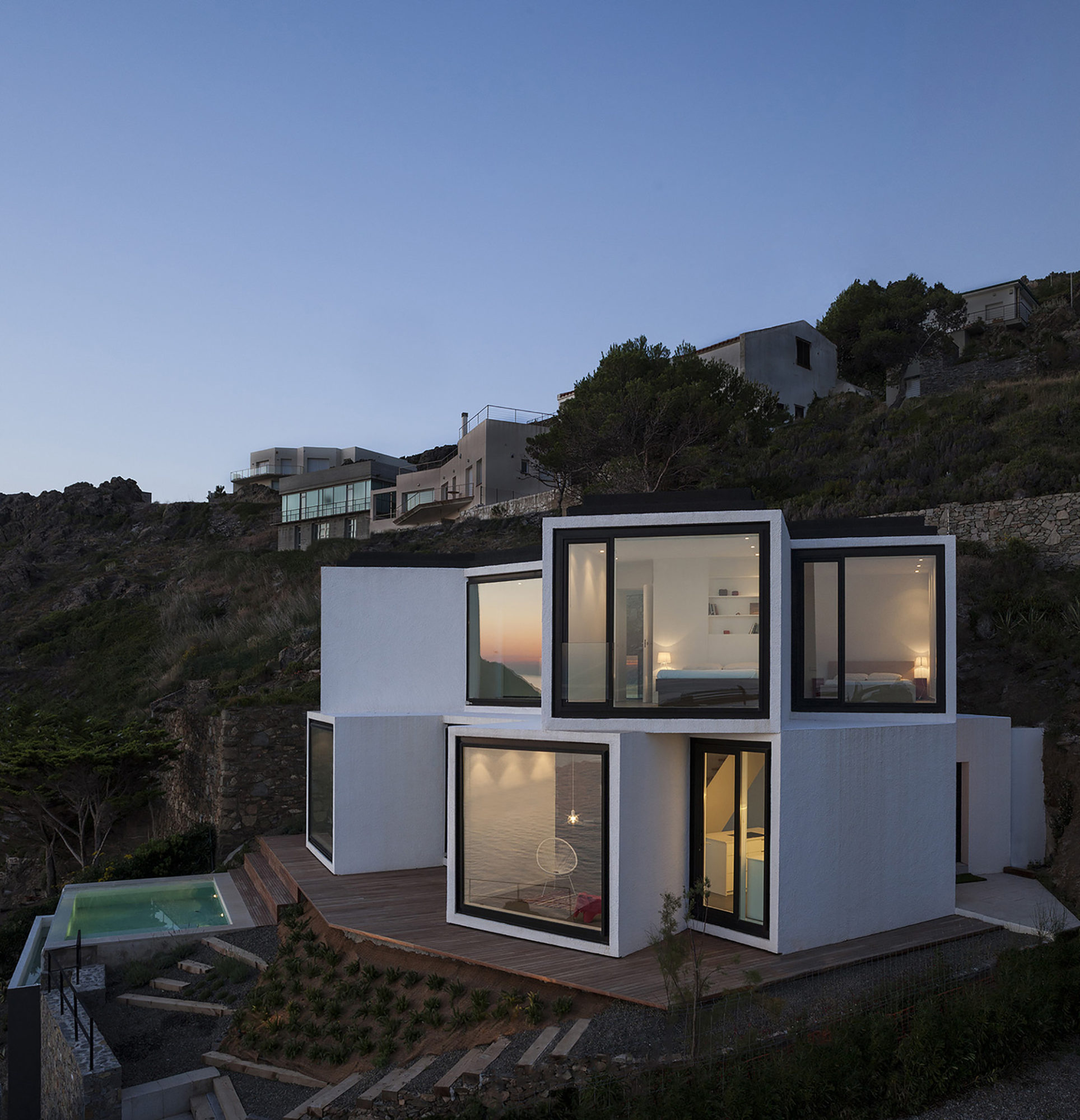 Modern Sunflower House In El Port de la Selva, Girona, Spain modern sunflower house in el port de la selva girona spain f2f57ec