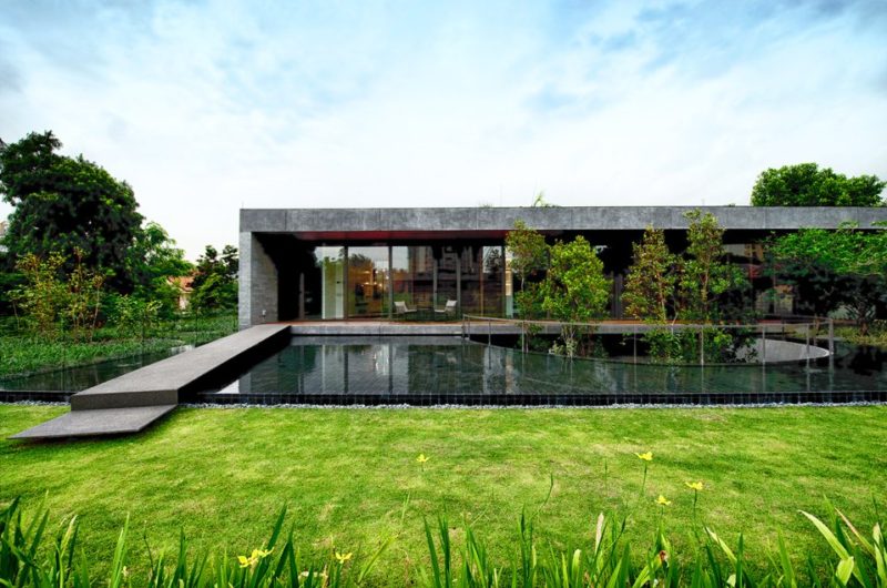 asian inspired wall house by farm 32fa57d