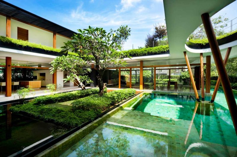Serene Water Lily House In Singapore serene water lily house in singapore c0bb1be