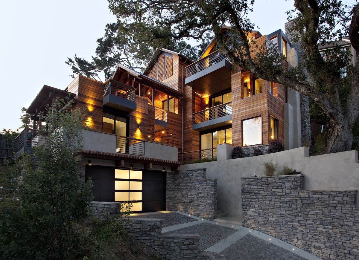 Sustainable Hillside House by SB Architects sustainable hillside house by sb architects df6aa12