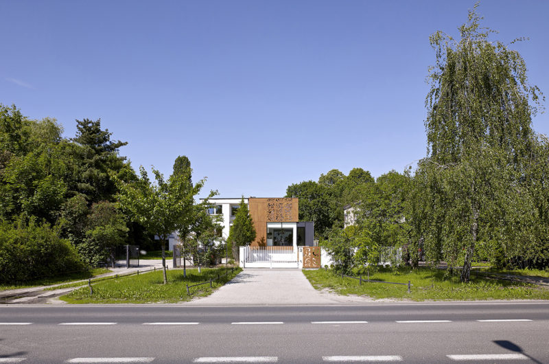 Elegant Perforated House In Poznan, Poland elegant perforated house in poznan poland 3e80336