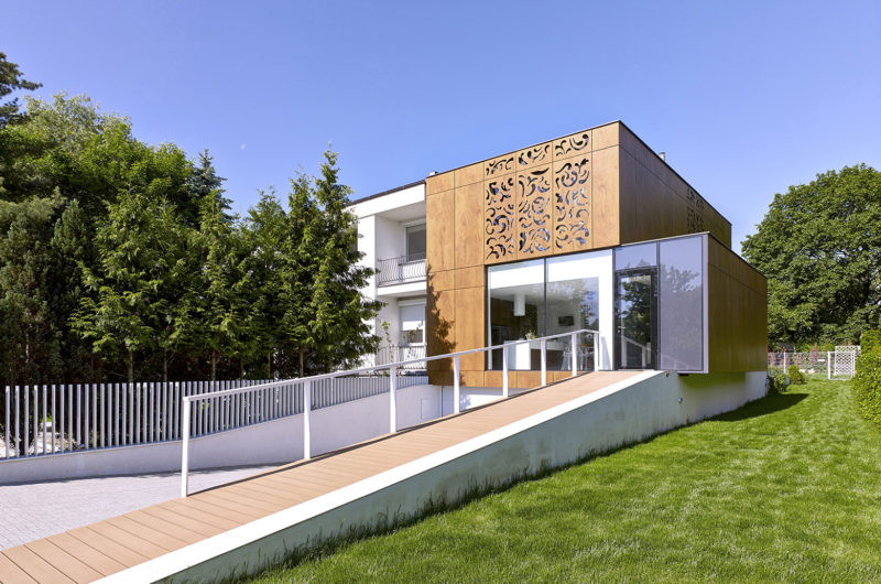 Elegant Perforated House In Poznan, Poland elegant perforated house in poznan poland 8611d50