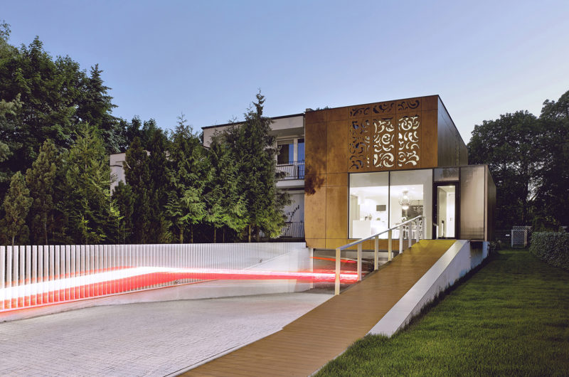Elegant Perforated House In Poznan, Poland elegant perforated house in poznan poland b1b90b6