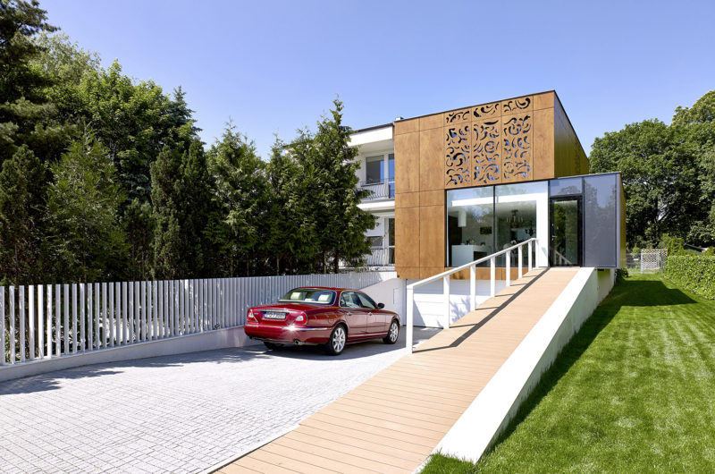 Elegant Perforated House In Poznan, Poland elegant perforated house in poznan poland ca8ca80