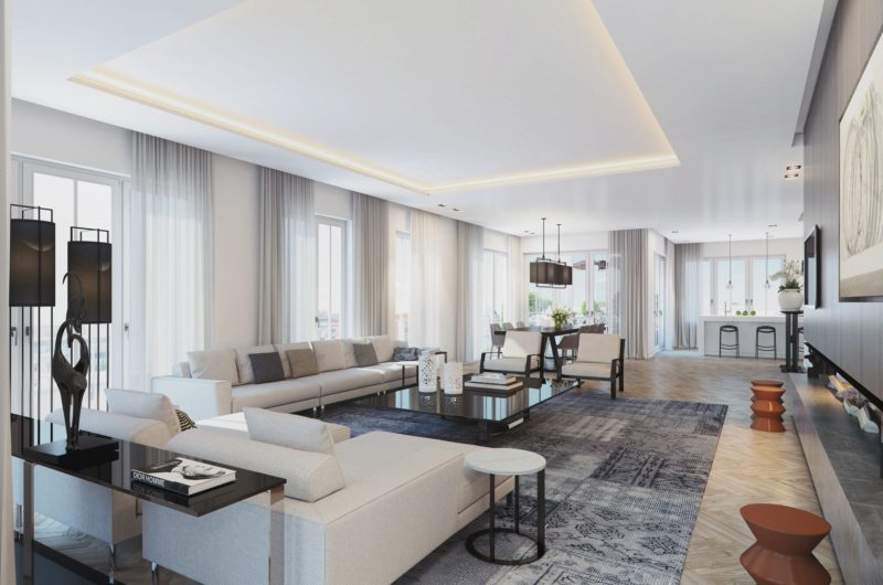 Luminous Penthouse In Berlin By Ando Studio luminous penthouse in berlin by ando studio 01f21e3