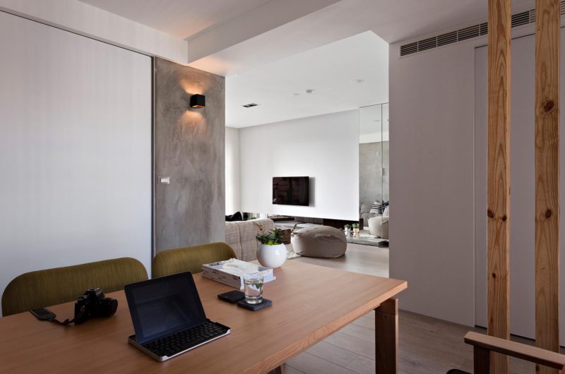 Minimalist Apartment in Taiwan by Fertility Design minimalist apartment in taiwan by fertility design 1b9b74c