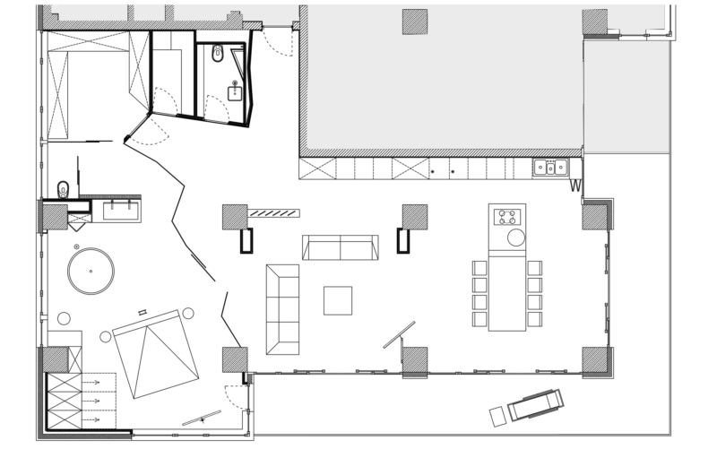 Vivid Apartment “H” by Re-Act Now in Romania vivid apartment h by re act now in romania a691e5b